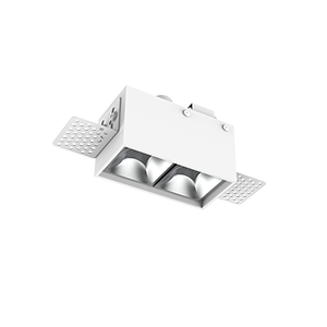 Светодиодный светильник VARTON DL-Box Reflect Multi 1x2 trimless встраиваемый 80х43х63 мм 8 Вт 3000 К 24° RAL9003 белый