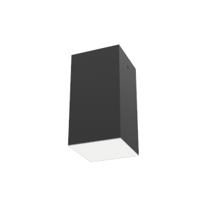 Светодиодный светильник VARTON DL-Box накладной 12 Вт 3000 К 90x90x170 мм RAL9005 черный муар с рассеивателем опал DALI, V1-R0-90817-20D01-2001230