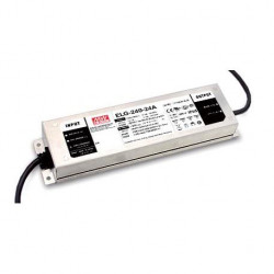 Драйвер 300Вт 24V для светодиодной ленты Meanwell ELG-300-24A IP65 246x77x39.5 мм