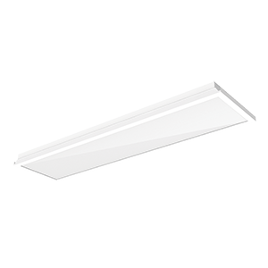Светодиодный светильник VARTON тип кромки V-Clip 1500х300 75 Вт 4000 K IP40 с равномерной засветкой с рассеивателем опал в комплекте RAL9010 белый муар диммируемый по протоколу DALI, V1-A1-07011-10YD0-4007540