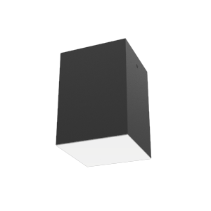 Светодиодный светильник VARTON DL-Box накладной 9 Вт 3000 К 120x120x170 мм RAL9005 черный муар с рассеивателем опал, V1-R0-90818-20000-2000930