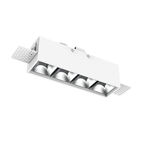 Светодиодный светильник VARTON DL-Box Reflect Multi 1x4 trimless встраиваемый 150х43х63 мм 14 Вт 4000 К 35°x75° RAL9003 белый