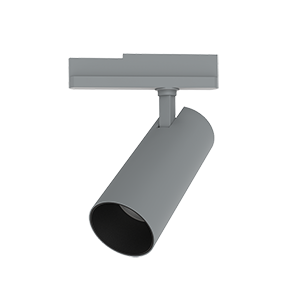 Светодиодный светильник VARTON трек TT-Vivo Marble 30 Вт 196х265х85 мм угол 35 градусов RAL7045 серый муар DALI
