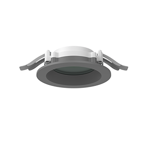 Светодиодный светильник VARTON DL-01 Pro 100 мм 8 Вт 3000 К CRI90 120х49 мм IP65/40 RAL7045 серый муар с защитным силикатным стеклом