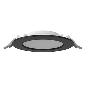 Светодиодный светильник VARTON DL-01 Slim 160 мм 20 Вт 4000 К CRI90 176х39 мм IP65/40 RAL9005 черный муар с рассеивателем опал, диммируемый по протоколу DALI