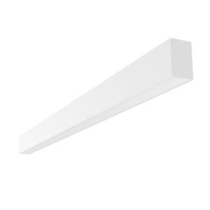 Светодиодный светильник VARTON Х-line одиночный подвесной 15 Вт 3000 К 755x63x100 мм IP40 RAL9003 белый муар диммируемый по протоколу DALI с рассеивателем опал и торцевыми крышками (2 шт.), V1-R0-10822-02OPD-4001530