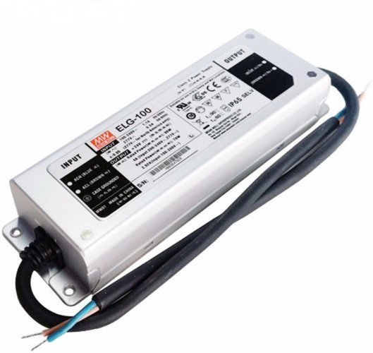 Драйвер 96Вт 24V для светодиодной ленты Meanwell DALI IP67 199x63x35.5 мм, ELG-100-24DA-3Y