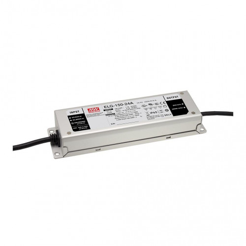 Драйвер 150Вт 24V для светодиодной ленты Meanwell IP67 DALI 219x63x35,5 мм, ELG-150-24DA-3Y