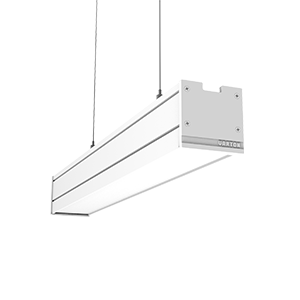 Светодиодный светильник VARTON Mercury Pro подвесной 18 Вт 4000 К 514х65х65 мм IP54 RAL9003 белый муар с рассеивателем опал, с декоративным проводом 2 м и комплектом подвесов 2 м DALI, V1-R0-00256-30D01-5401840