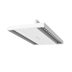 Светодиодный светильник VARTON TT-Crisp Double 295х200х90 мм 35 Вт 3000 К RAL9003 белый муар DALI, V1-R1-00320-90D42-2003530