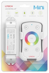 RGB контроллер для светодиодной ленты 12-24V IP20 135x30x20 мм c пультом, 3CH 108/216W(12V/24V) (LTECH), M3+M3-3A