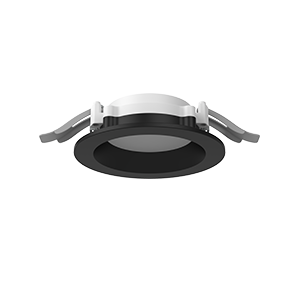 Светодиодный светильник VARTON DL-01 Pro 100 мм 13 Вт 4000 К CRI90 120х49 мм IP65/40 RAL9005 черный муар с рассеивателем опал