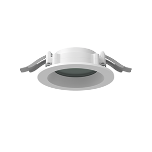 Светодиодный светильник VARTON DL-01 Pro 100 мм 8 Вт 3000 К CRI90 120х49 мм IP65/40 RAL 9003 белый муар с защитным силикатным стеклом аварийный автономный постоянного действия