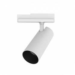 Светодиодный светильник VARTON трек TT-Vivo Marble 30 Вт 196х265х85 мм угол 35 градусов RAL9010 белый муар DALI